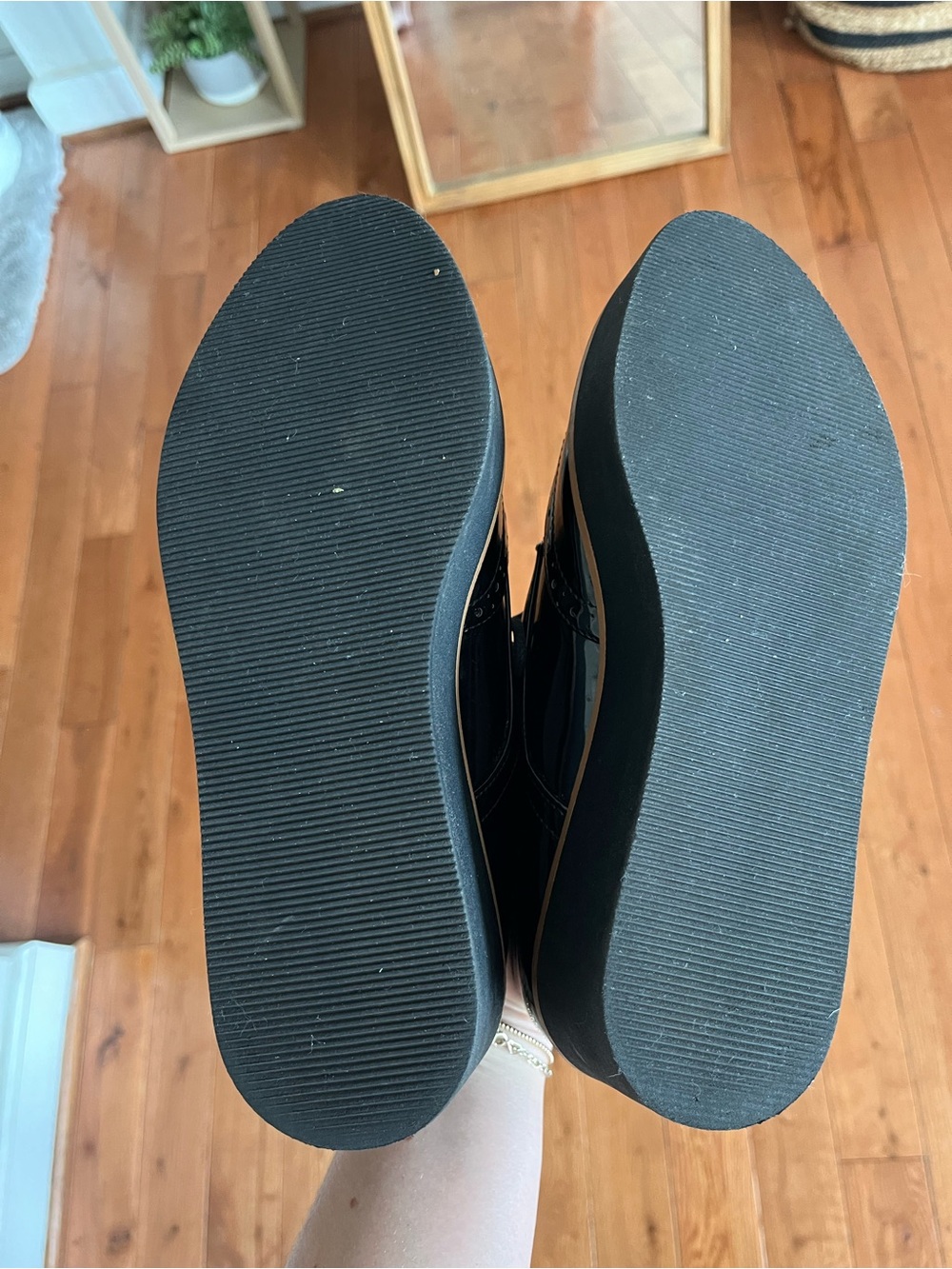madden girl Black Patent Platform Oxfords - Size 7 - Picture 5 of 8